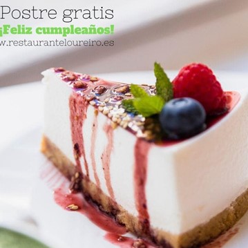 Deléitese con un postre gratis en Restaurante Loureiro