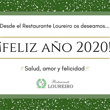 ¡Feliz 2020! Deseamos un año lleno de salud, amor y felicidad