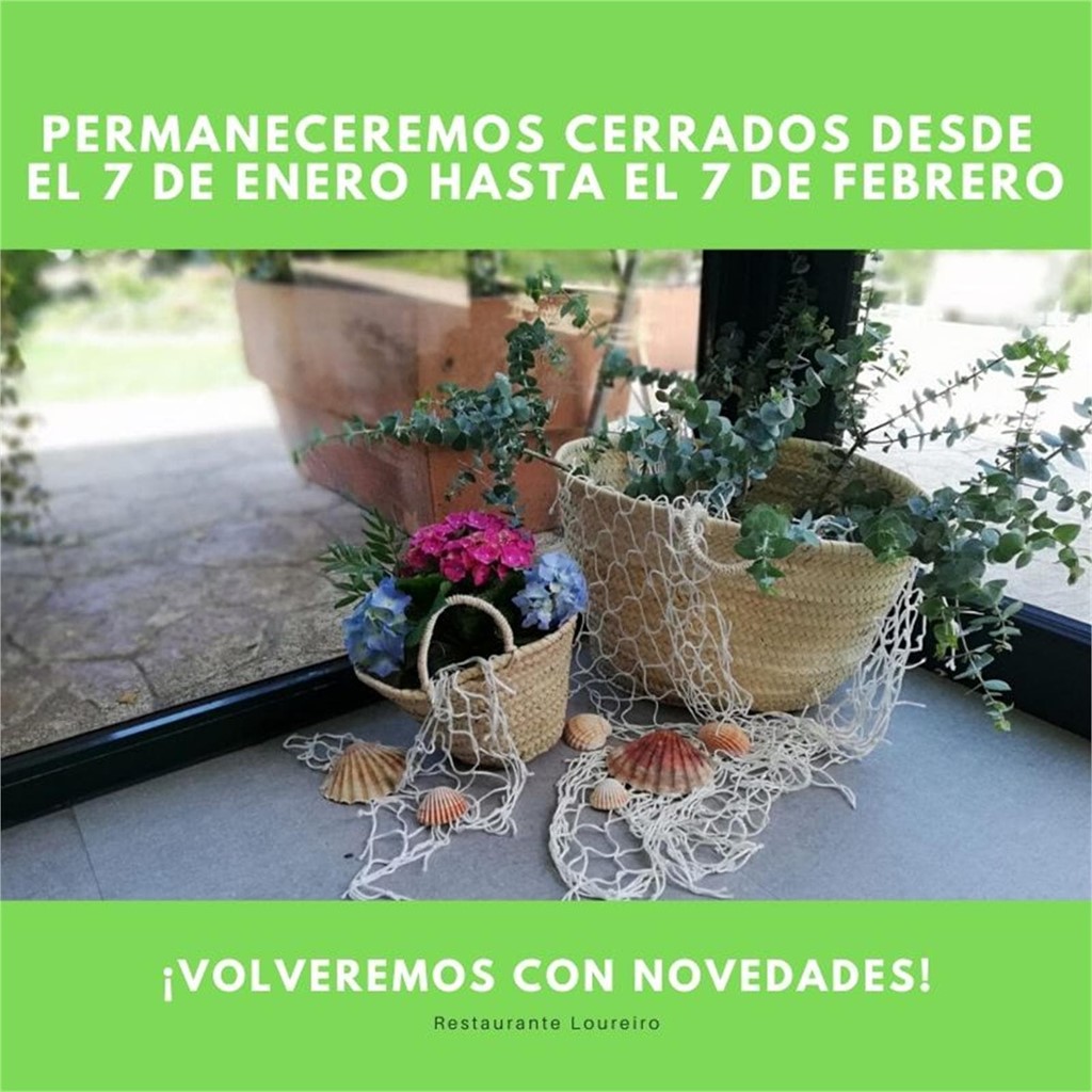 Permaneceremos cerrados hasta el 7 de febrero: ¡volveremos con novedades!